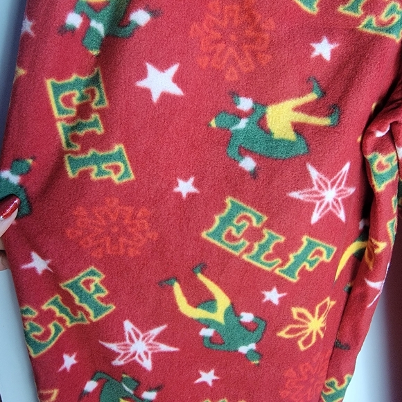 NWOT Pajamas Buddy Elf 2-Piece Top/Pant Set Lounge Sz L - Picture 8 of 10